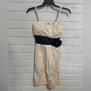 Ivory Formal Dress With Bow